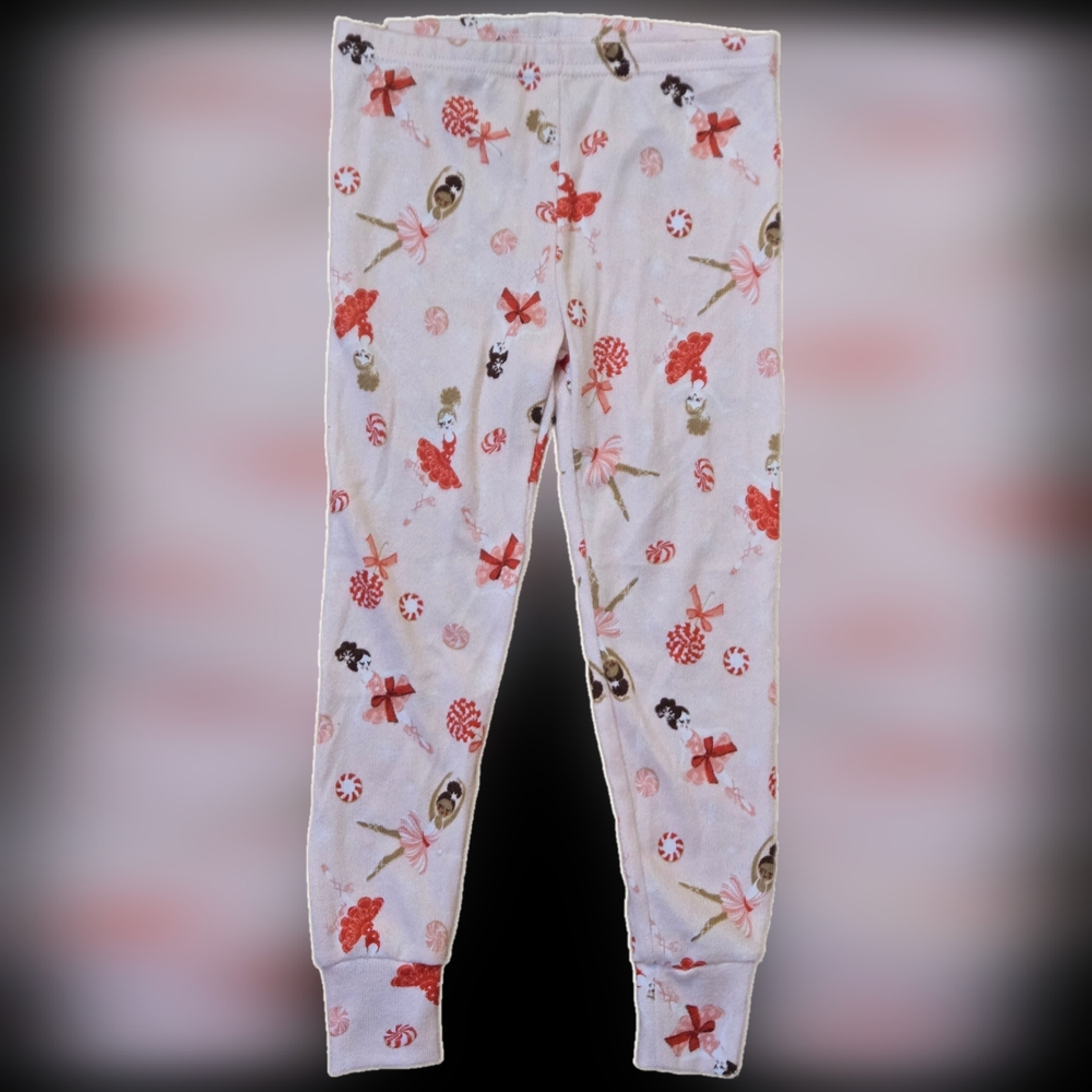 2T Candy Ballerina Holiday Pajama Pants